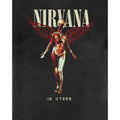 Charcoal - Back - Amplified Womens-Ladies In Utero Nirvana T-Shirt Dress