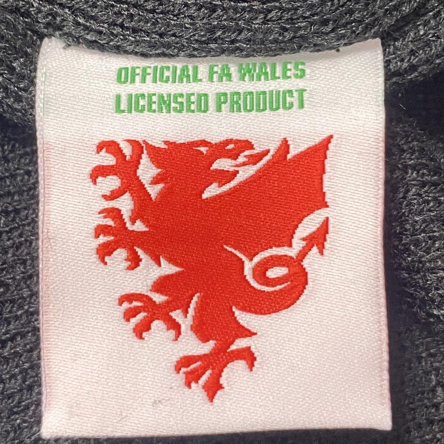 Red-Black - Lifestyle - FA Wales Bobble Knitted Beanie