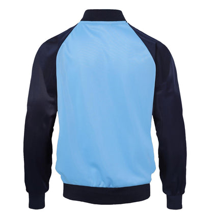 Sky Blue - Back - Manchester City FC Boys Retro Track Jacket