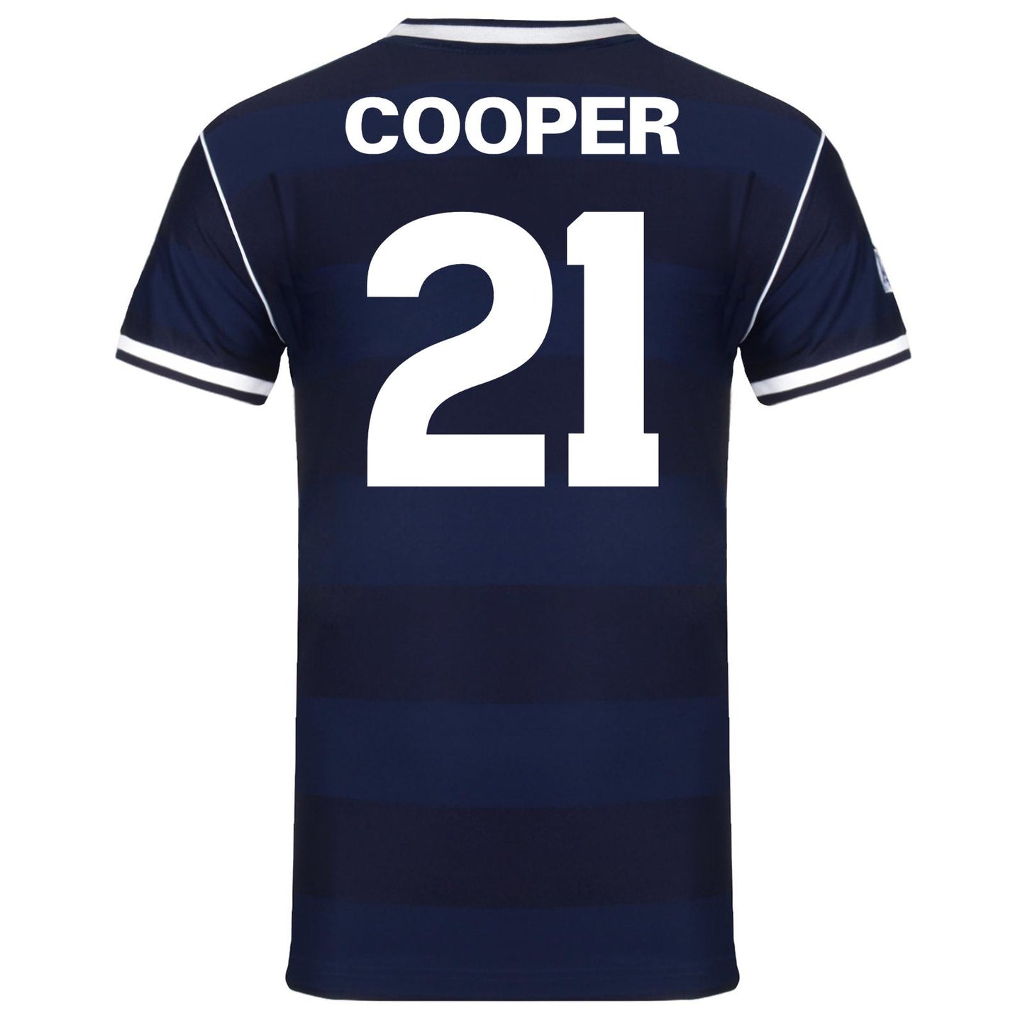Navy Blue - Back - Scotland FA Mens Cooper 21 1986 T-Shirt