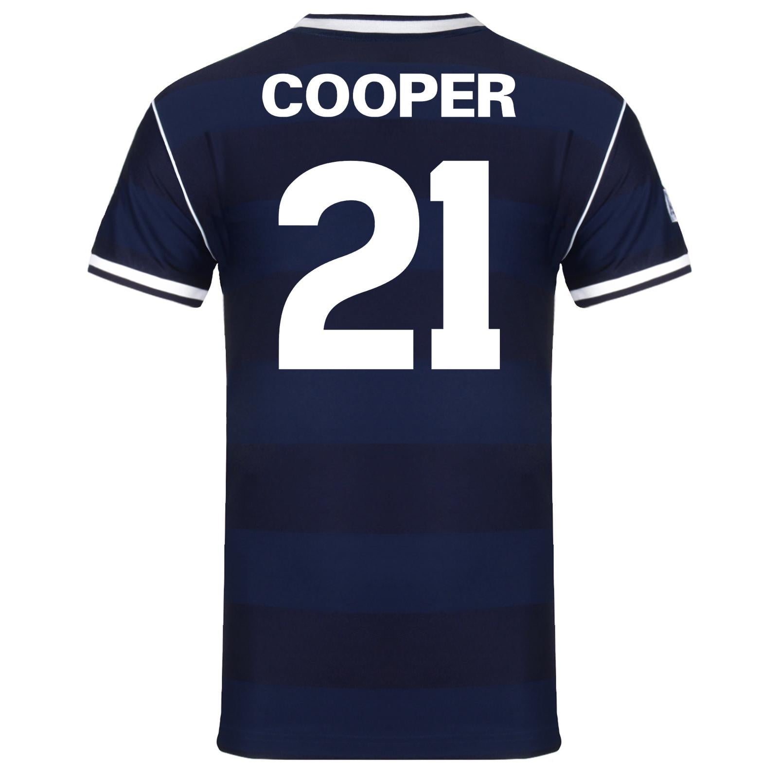 Navy Blue - Back - Scotland FA Mens Cooper 21 1986 T-Shirt