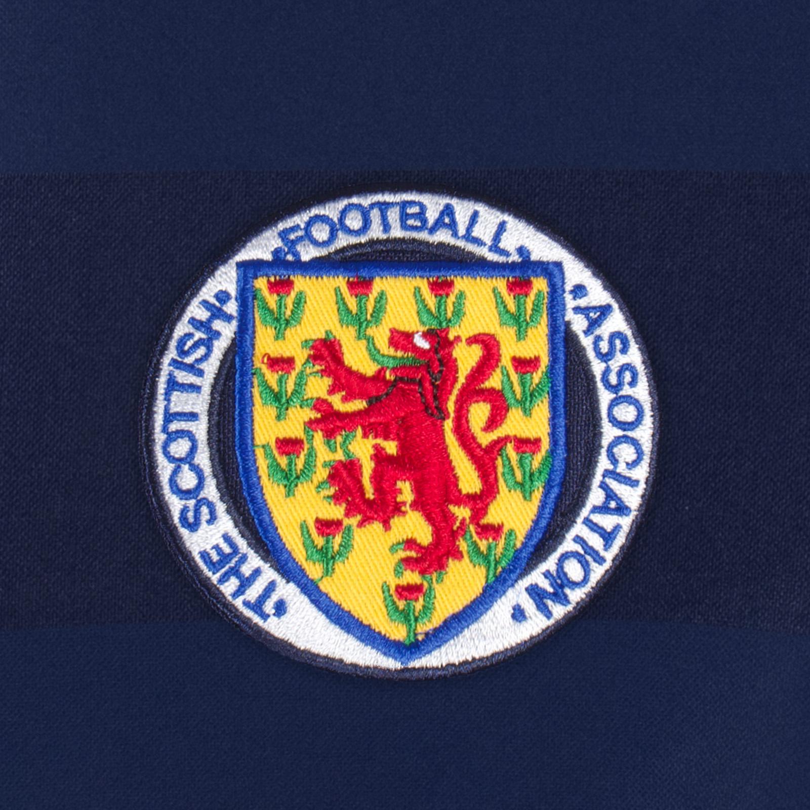 Navy Blue - Side - Scotland FA Mens 1986 T-Shirt