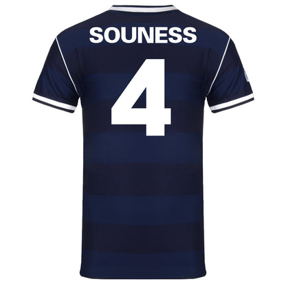 Navy Blue - Back - Scotland FA Mens Souness 4 1986 Retro T-Shirt