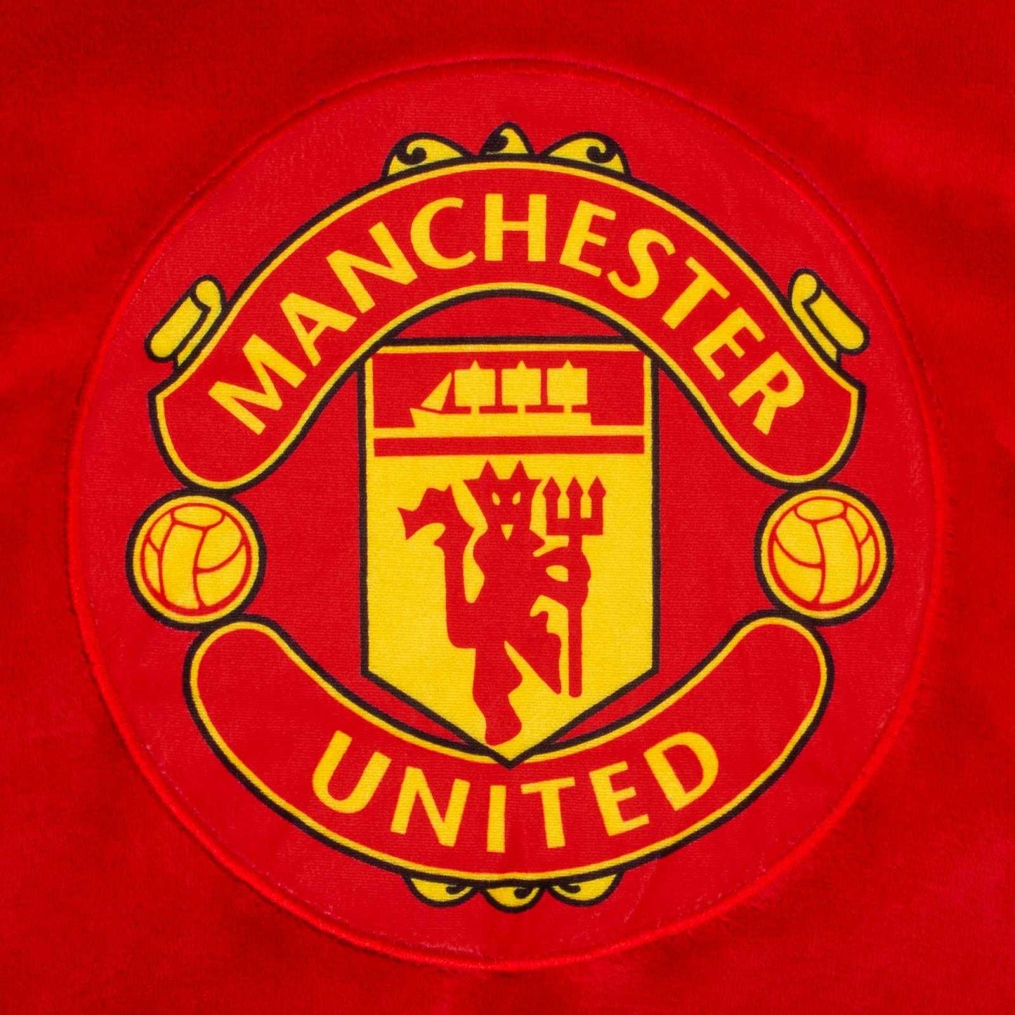 Red - Back - Manchester United FC Unisex Adult Crest Oversized Blanket Hoodie