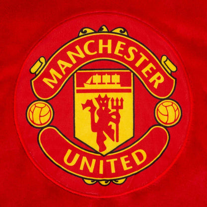 Red - Back - Manchester United FC Unisex Adult Crest Oversized Blanket Hoodie