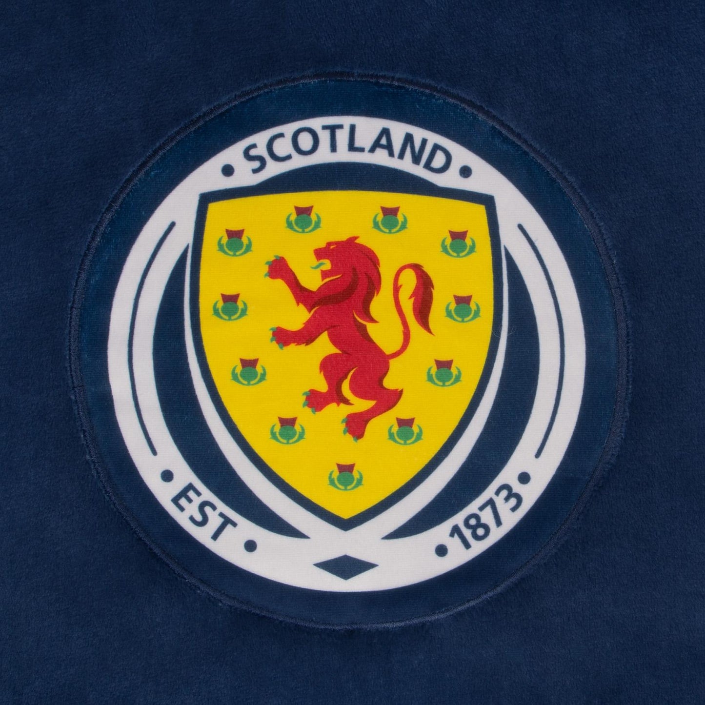 Navy Blue - Back - Scotland Childrens-Kids Crest Oversized Blanket Hoodie