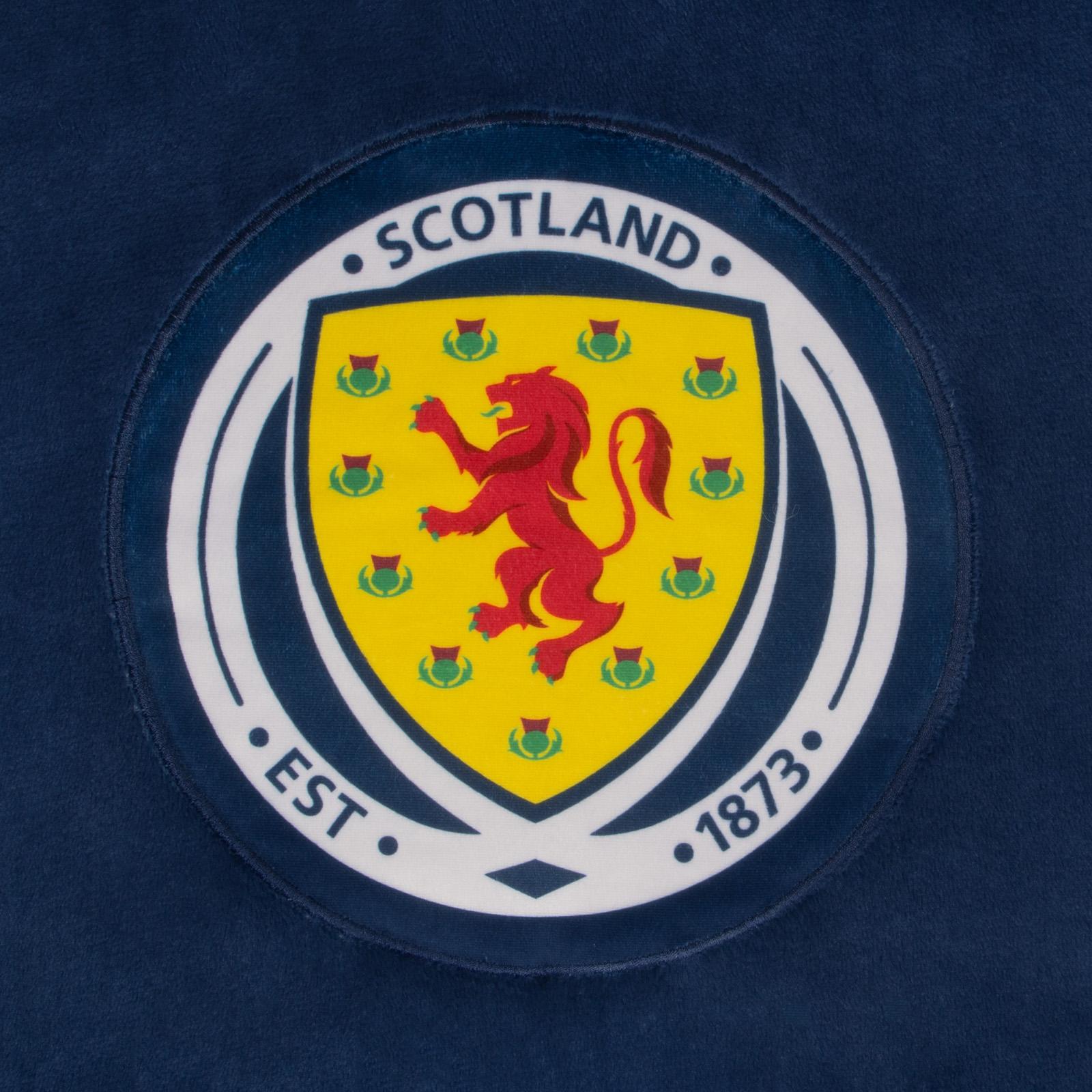 Navy Blue - Back - Scotland Childrens-Kids Crest Oversized Blanket Hoodie
