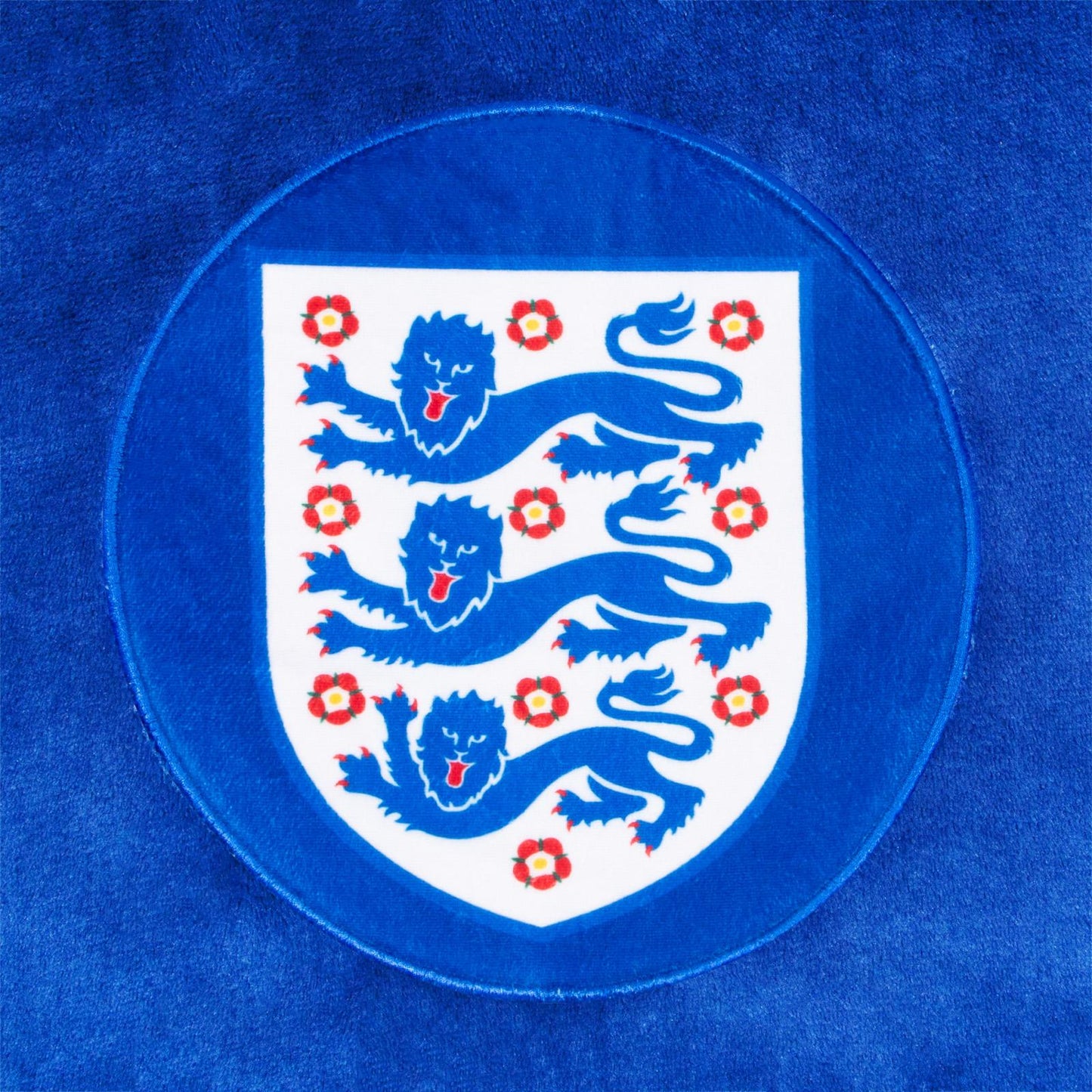 Blue - Back - England Unisex Adult Crest Oversized Blanket Hoodie