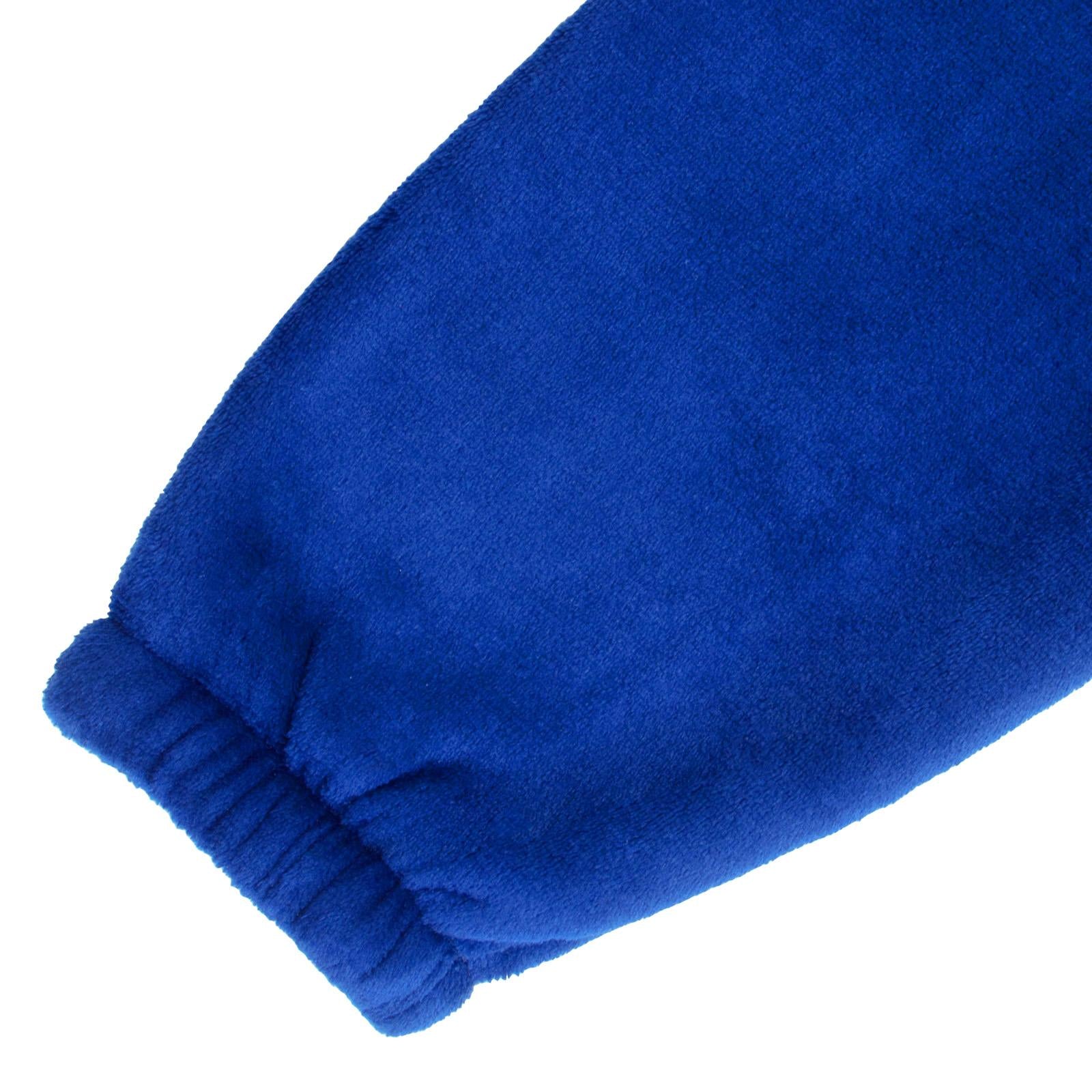 Blue - Side - England Unisex Adult Crest Oversized Blanket Hoodie