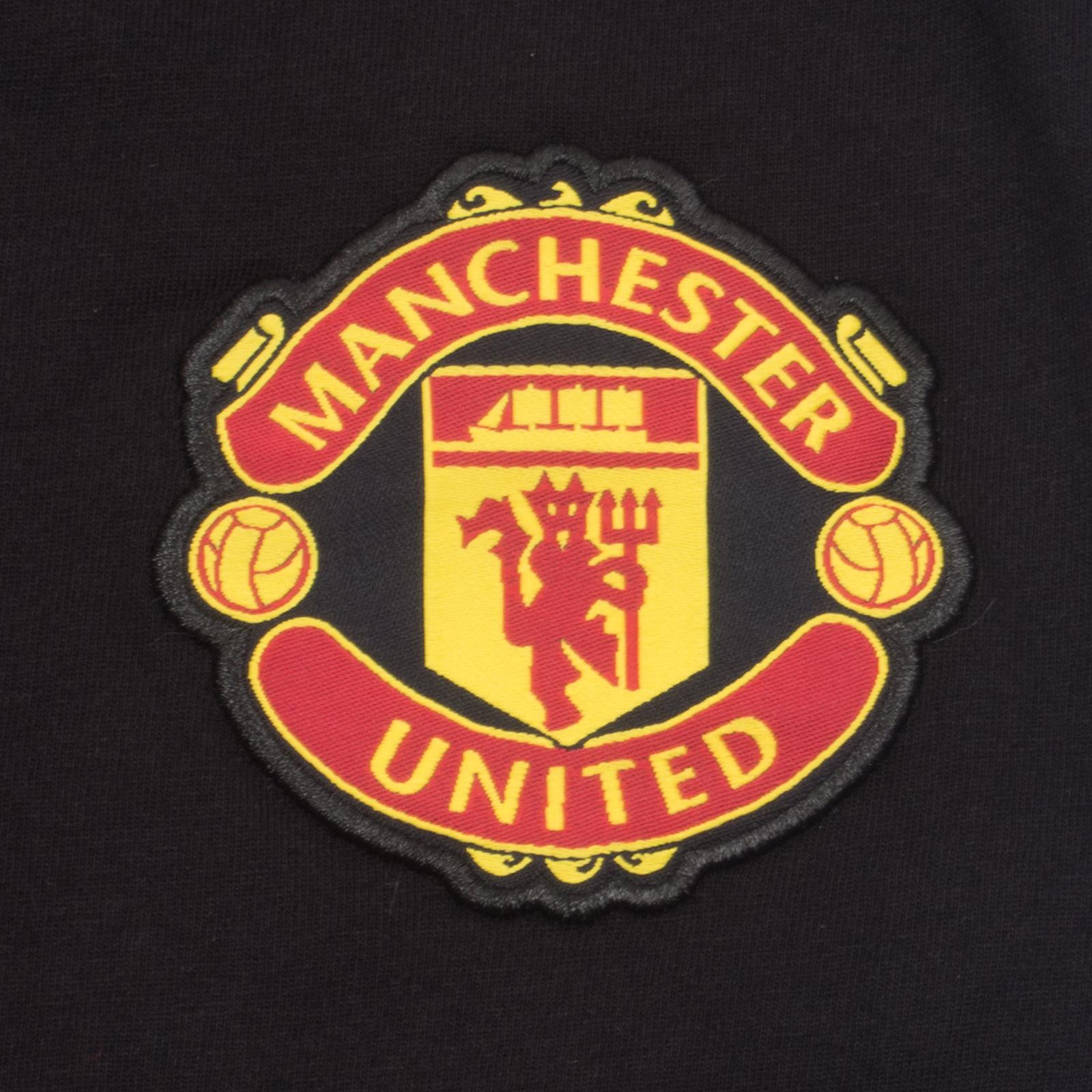 Black - Lifestyle - Manchester United FC Mens Long Pyjama Set