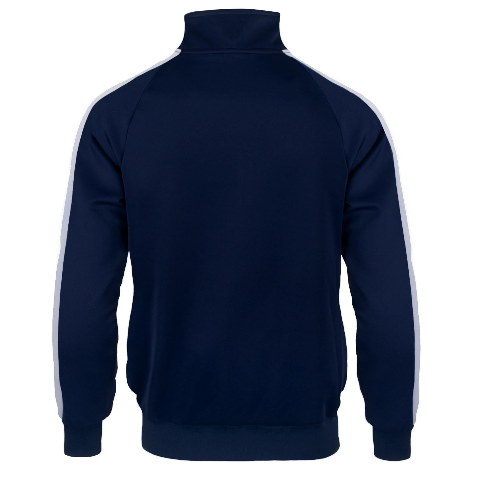 Navy-White - Back - Scottish FA Mens Track Jacket