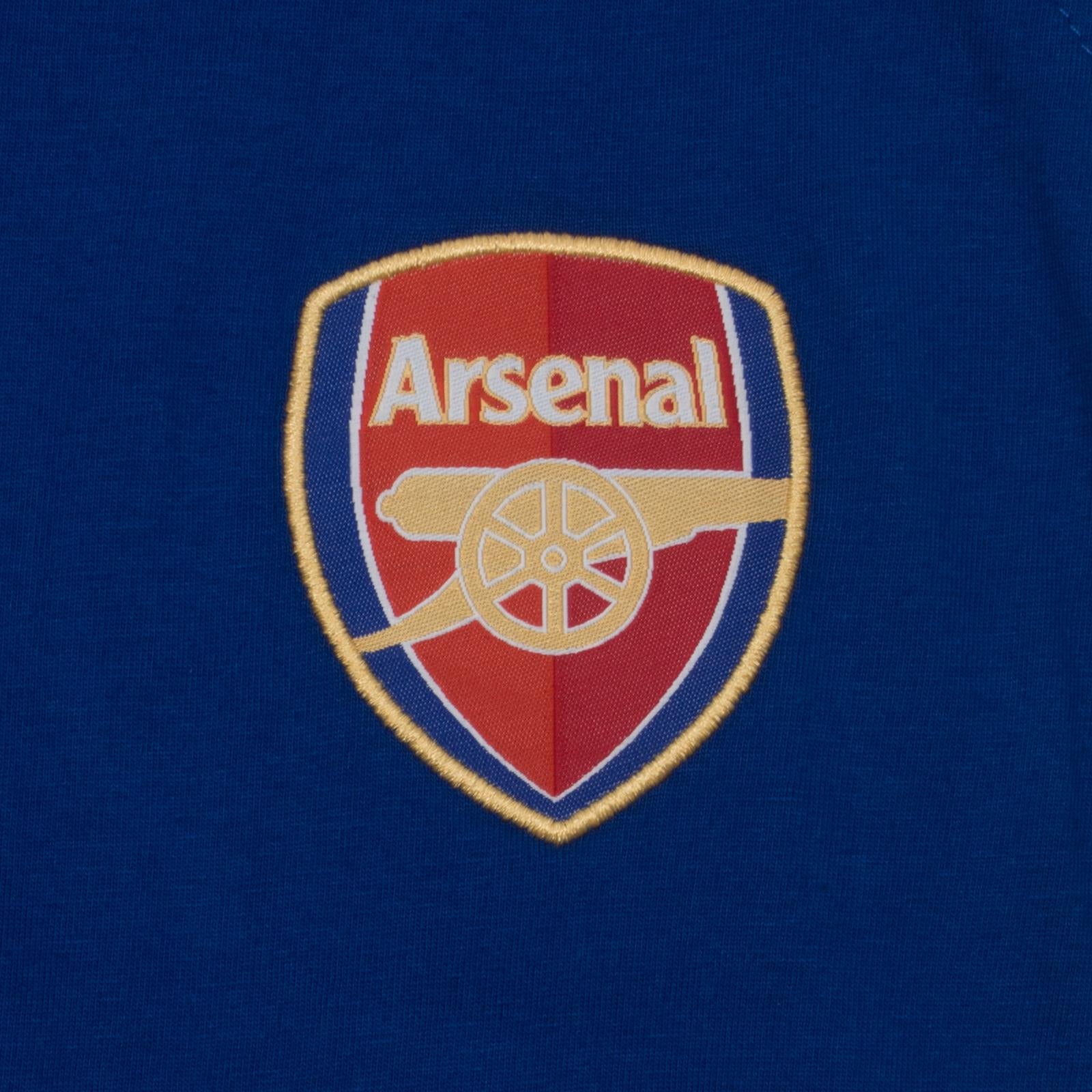 Navy-Red - Pack Shot - Arsenal FC Mens Premium Long Pyjama Set