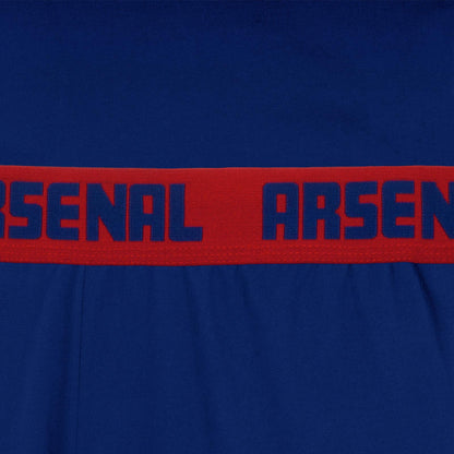 Navy-Red - Close up - Arsenal FC Mens Premium Long Pyjama Set
