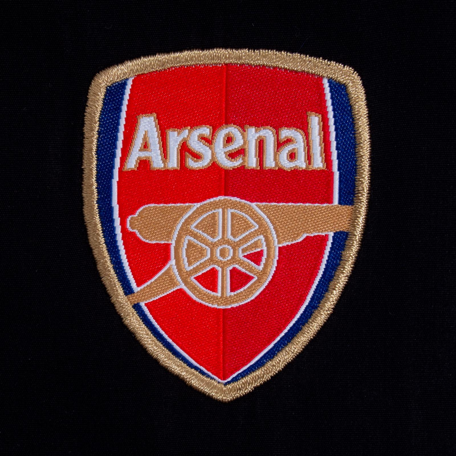 Black - Pack Shot - Arsenal FC Boys Contrast Striped Tracksuit