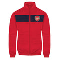 Red - Back - Arsenal FC Boys Contrast Striped Tracksuit