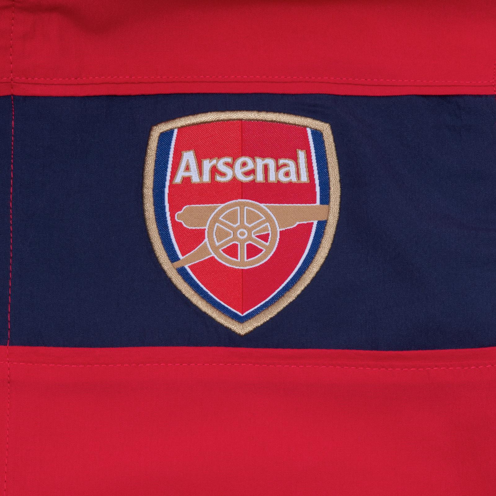 Red - Pack Shot - Arsenal FC Boys Contrast Striped Tracksuit
