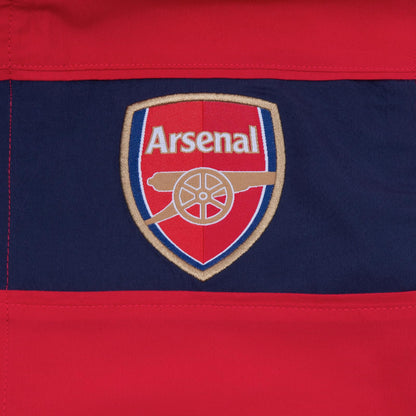 Red - Pack Shot - Arsenal FC Boys Contrast Striped Tracksuit