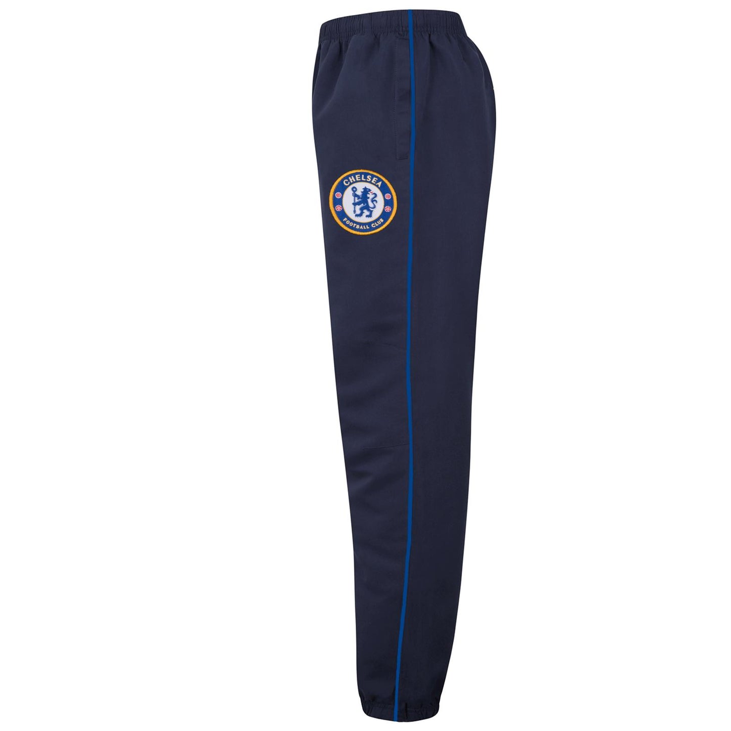 Royal Blue - Side - Chelsea FC Boys Contrast Striped Tracksuit