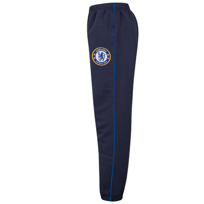 Royal Blue - Side - Chelsea FC Boys Contrast Striped Tracksuit
