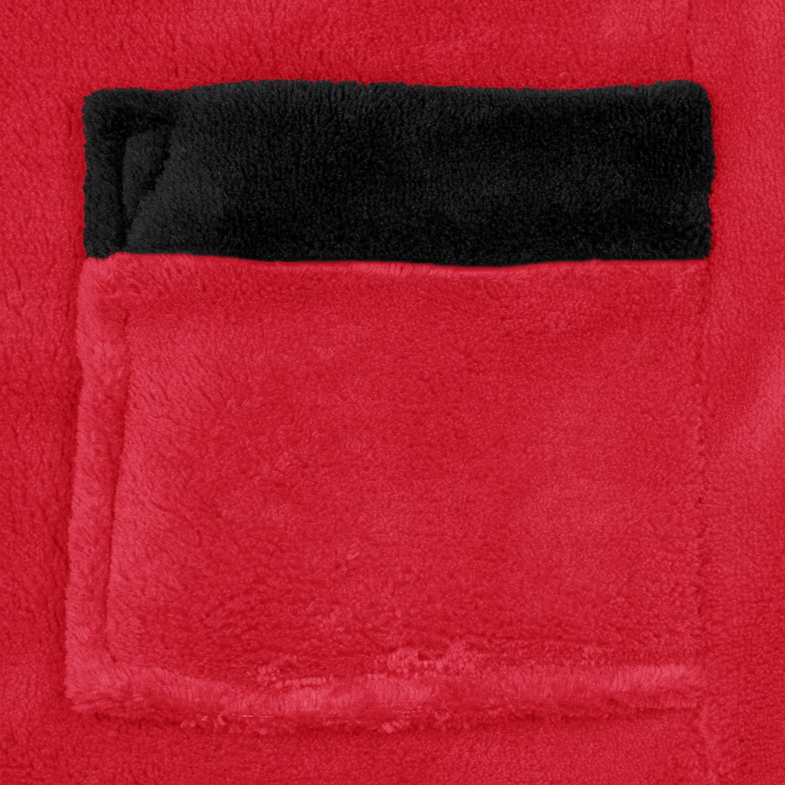 Red - Lifestyle - Liverpool FC Boys Crest Fleece Contrast Trim Dressing Gown