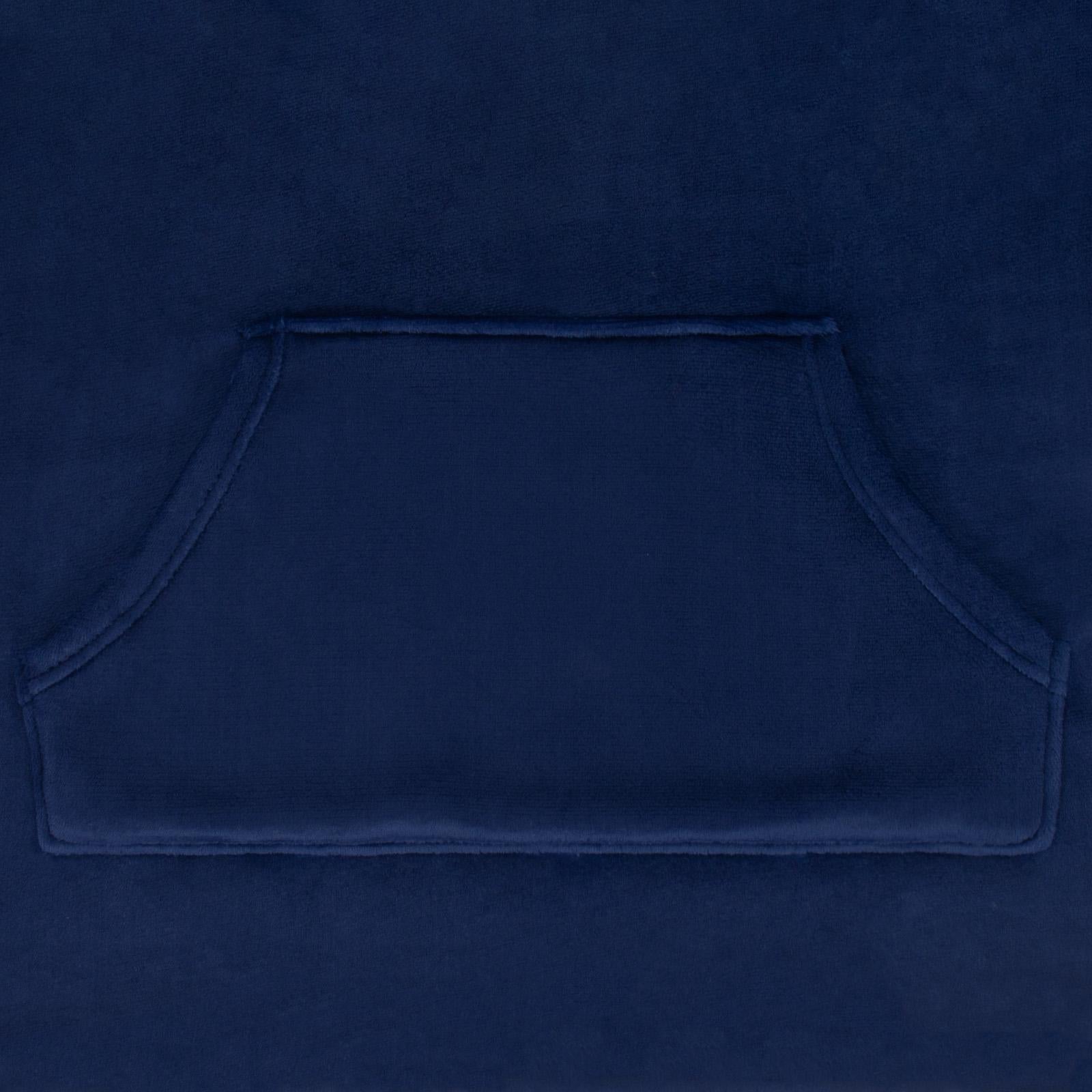 Navy Blue - Lifestyle - Manchester City FC Childrens-Kids Crest Oversized Blanket Hoodie