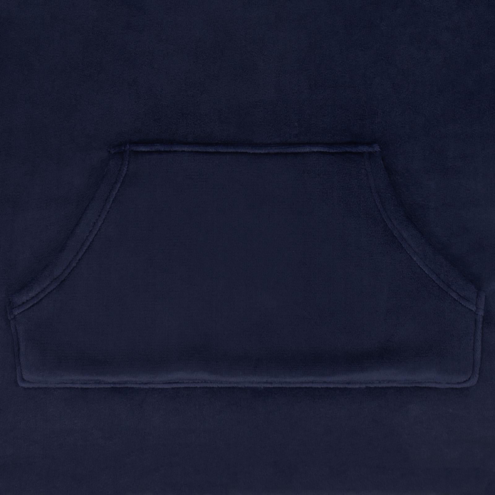 Navy Blue - Lifestyle - Real Madrid CF Childrens-Kids Crest Oversized Blanket Hoodie