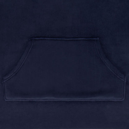 Navy Blue - Lifestyle - Real Madrid CF Childrens-Kids Crest Oversized Blanket Hoodie