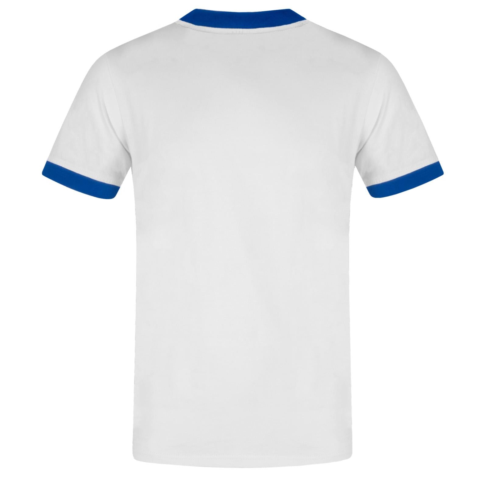 White - Back - Leeds United FC Mens Retro T-Shirt