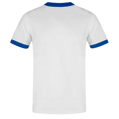 White - Back - Leeds United FC Mens Retro T-Shirt
