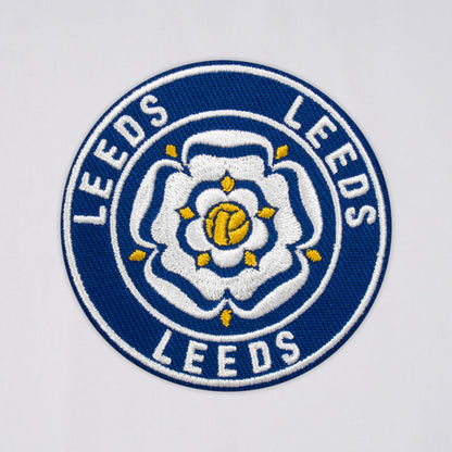 White - Side - Leeds United FC Mens Retro T-Shirt