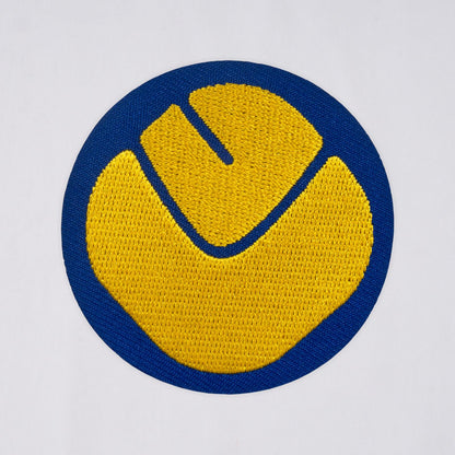 White - Lifestyle - Leeds United FC Mens Retro Polyester V Neck T-Shirt