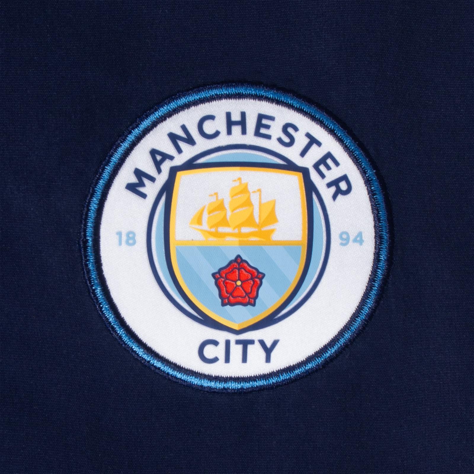 Navy Blue - Pack Shot - Manchester City FC Boys Contrast Striped Tracksuit