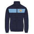 Navy-Sky Blue - Back - Manchester City FC Boys Contrast Striped Tracksuit