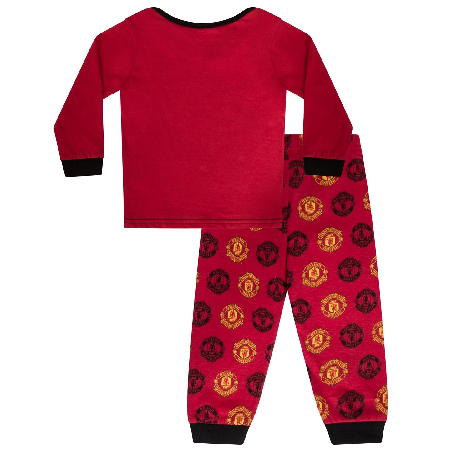 Red - Back - Manchester United FC Baby Boys Born To Play Long Pyjama Set