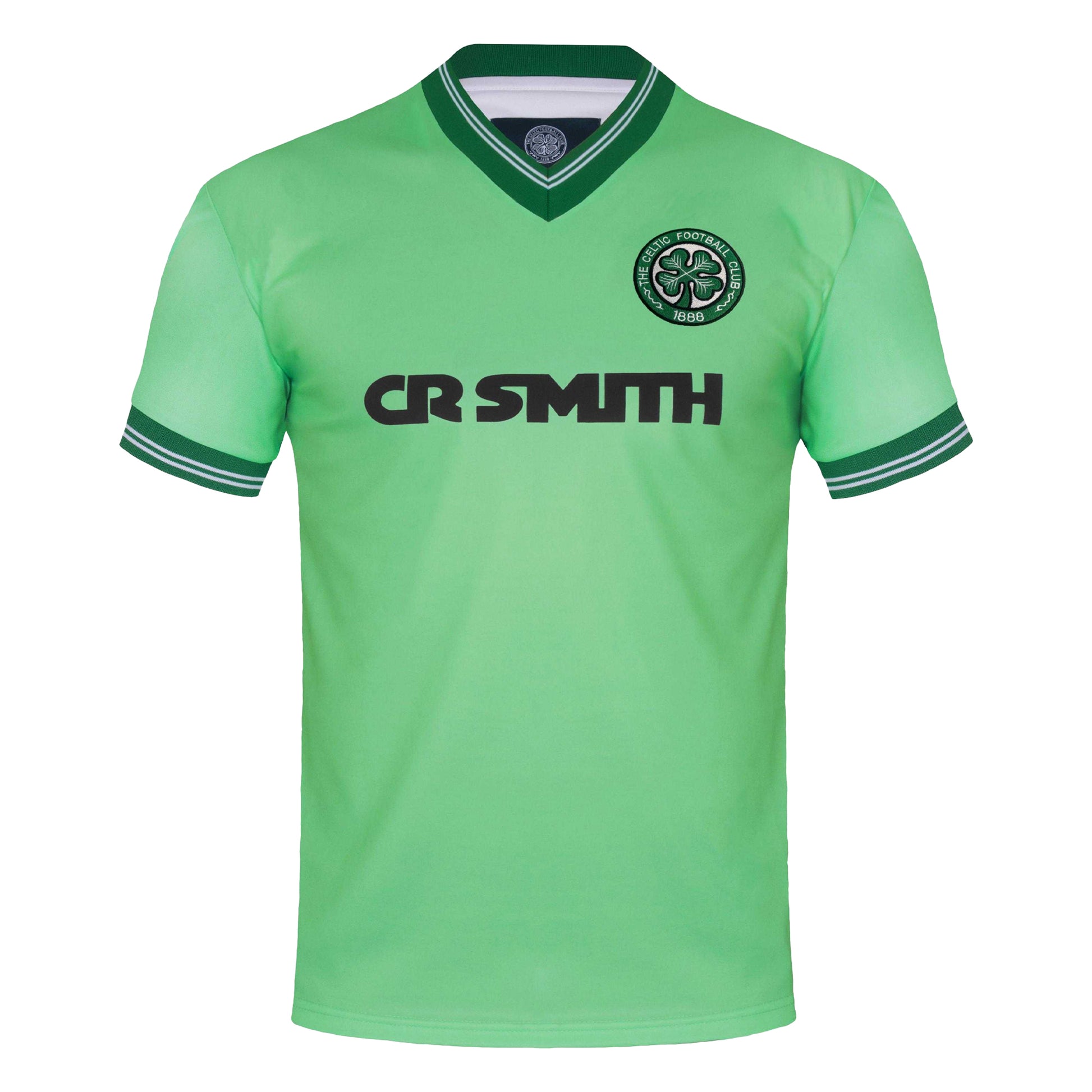 Green - Front - Celtic FC Mens 1984-86 Retro Away Shirt