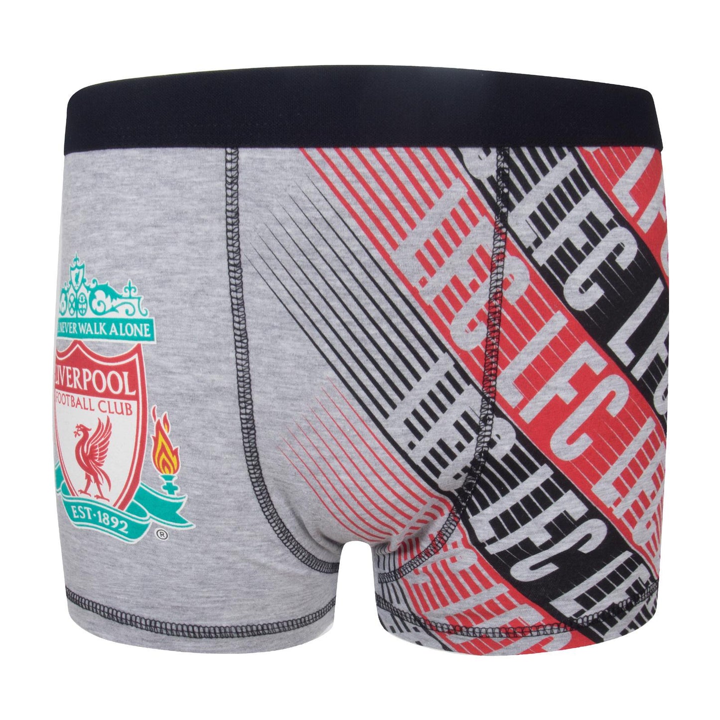 Multicoloured - Lifestyle - Liverpool FC Boys Crest Boxer Shorts (Pack of 3)