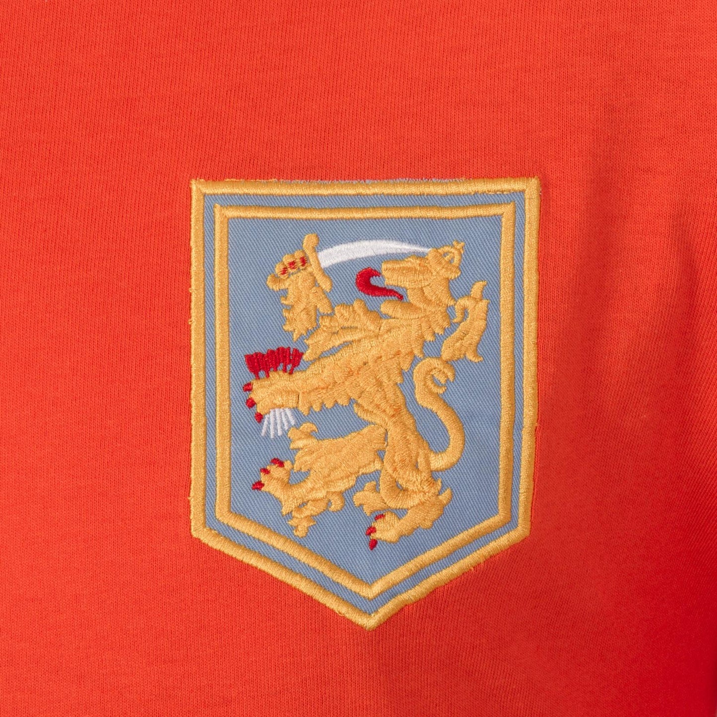 Orange - Side - Holland Mens 1968 Retro Long-Sleeved T-Shirt