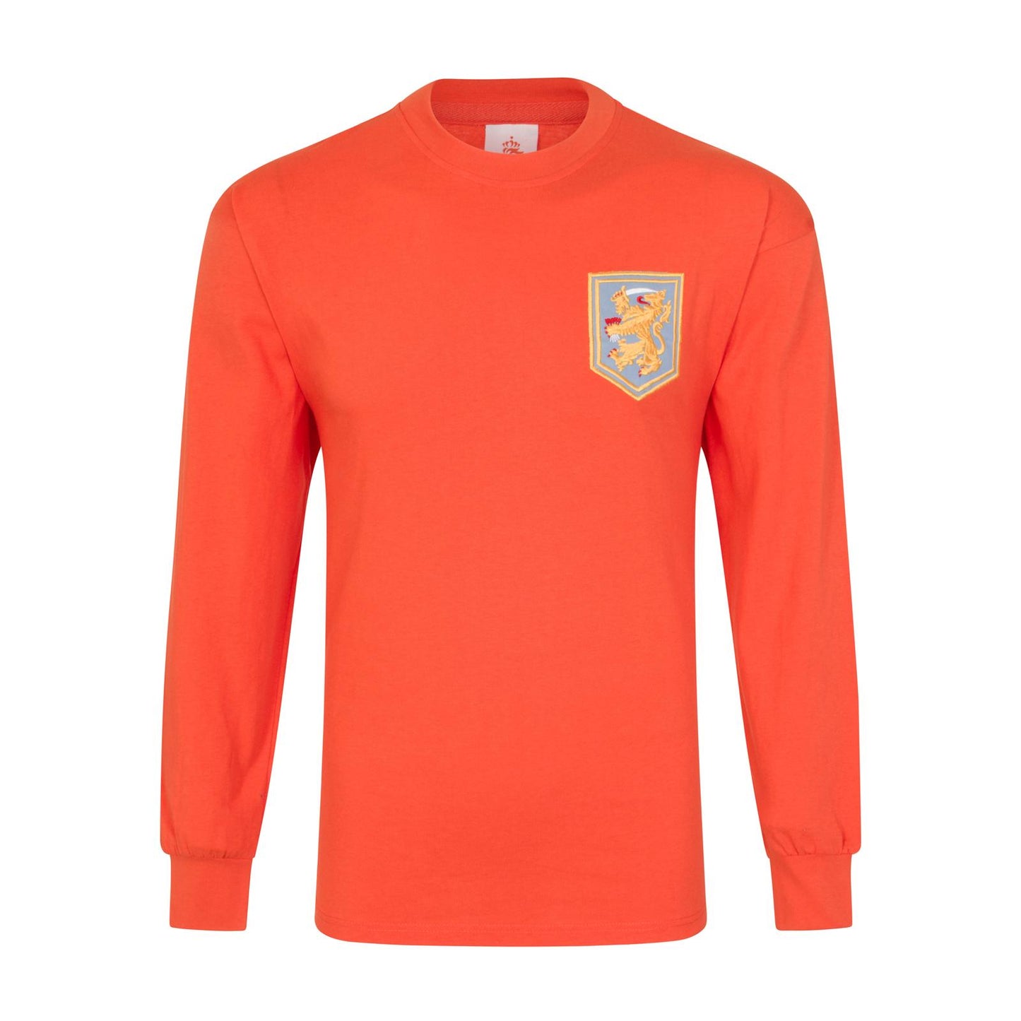 Orange - Front - Holland Mens 1968 Retro Long-Sleeved T-Shirt