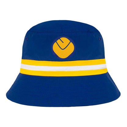 Blue - Front - Fan Originals Leeds Bucket Hat