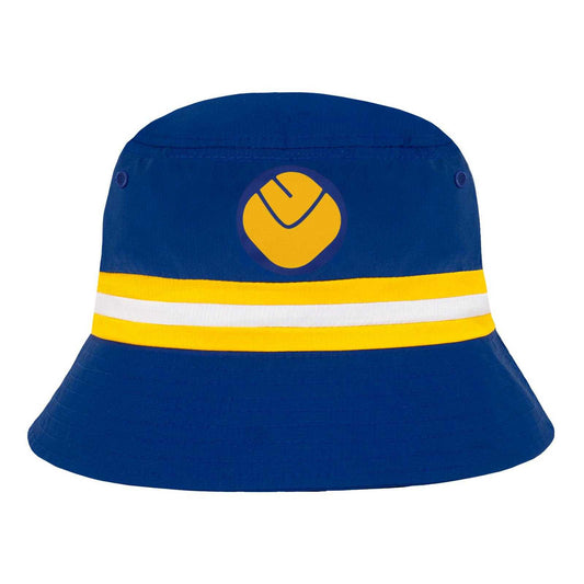 Blue - Front - Fan Originals Leeds Bucket Hat