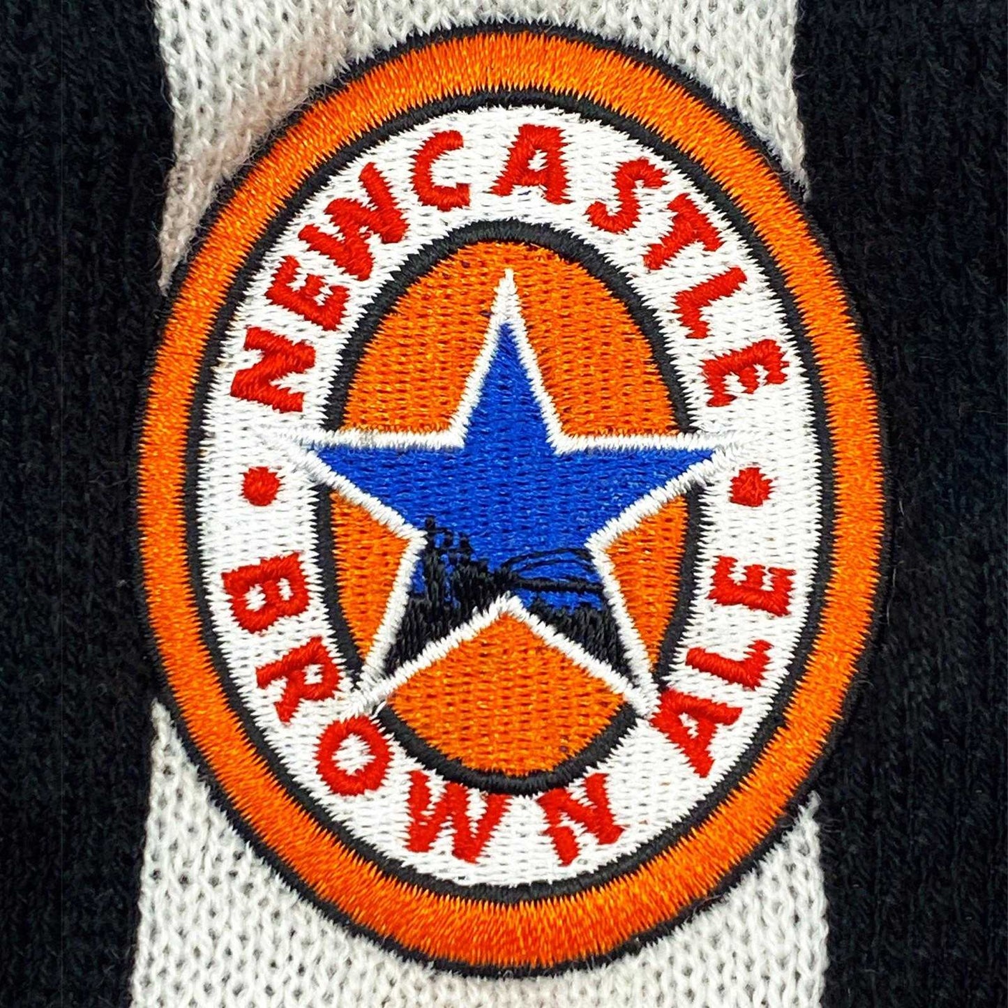 Black-White - Back - Fan Originals Newcastle 97 Home Kit Beanie