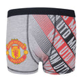 Multicoloured - Side - Manchester United FC Boys Crest Boxer Shorts (Pack of 3)