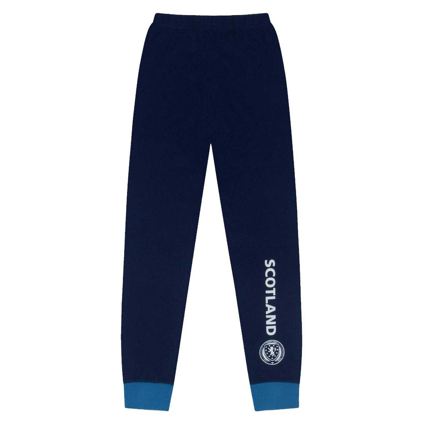 Navy Blue - Lifestyle - Scottish FA Boys Sublimation Long Pyjama Set