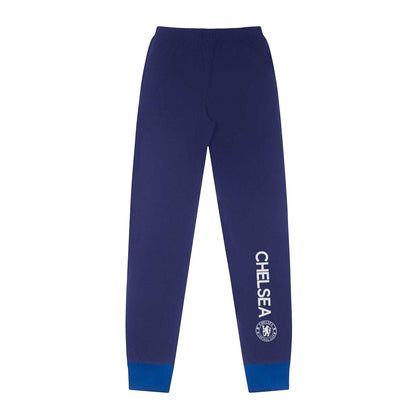 Royal Blue - Side - Chelsea FC Boys Sublimated Long Pyjama Set