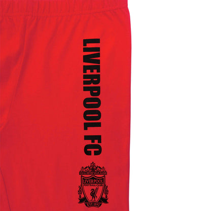 Red-Black - Lifestyle - Liverpool FC Boys Crest Long Pyjama Set