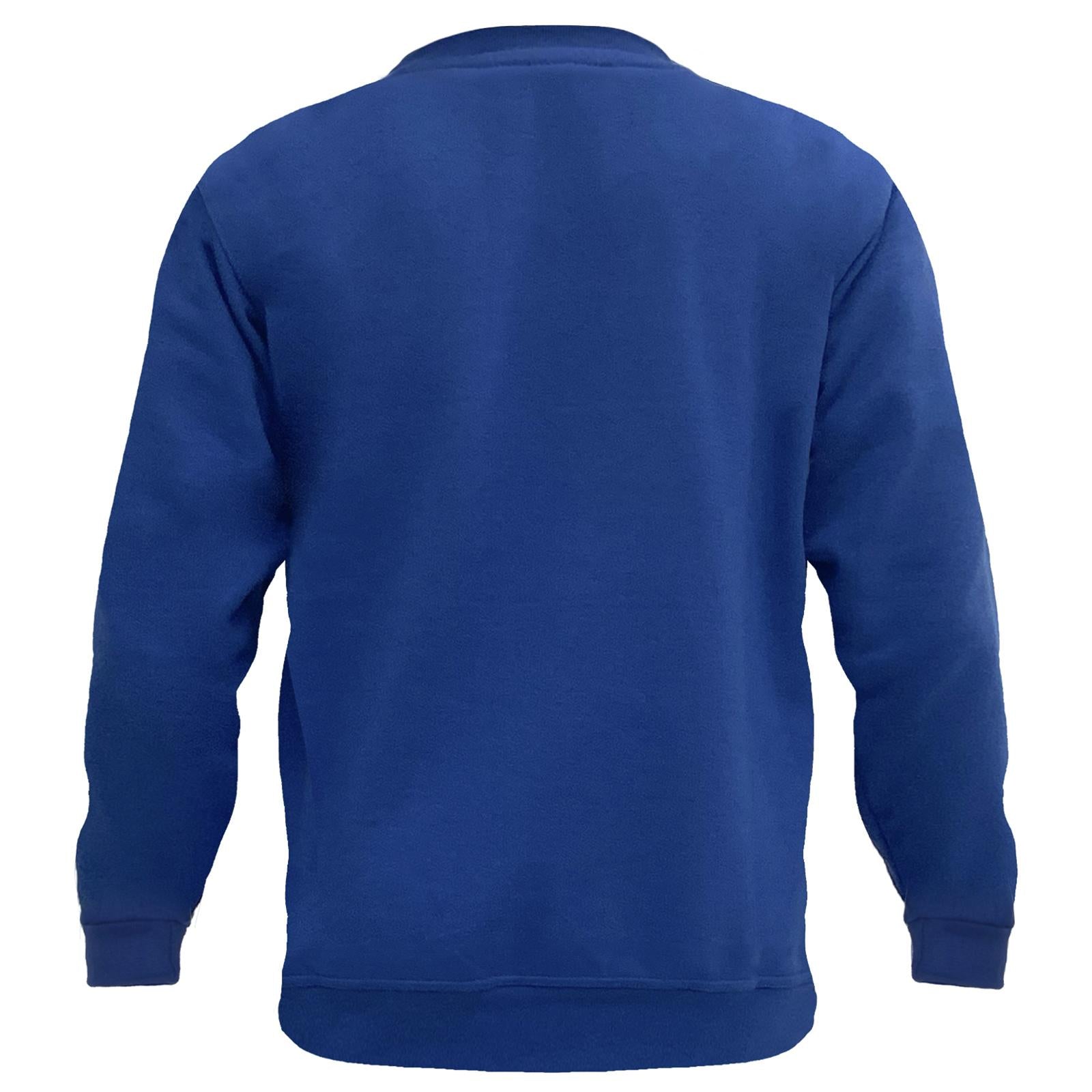 Blue - Back - Fan Originals Mens Manchester 1968 Crest Sweatshirt