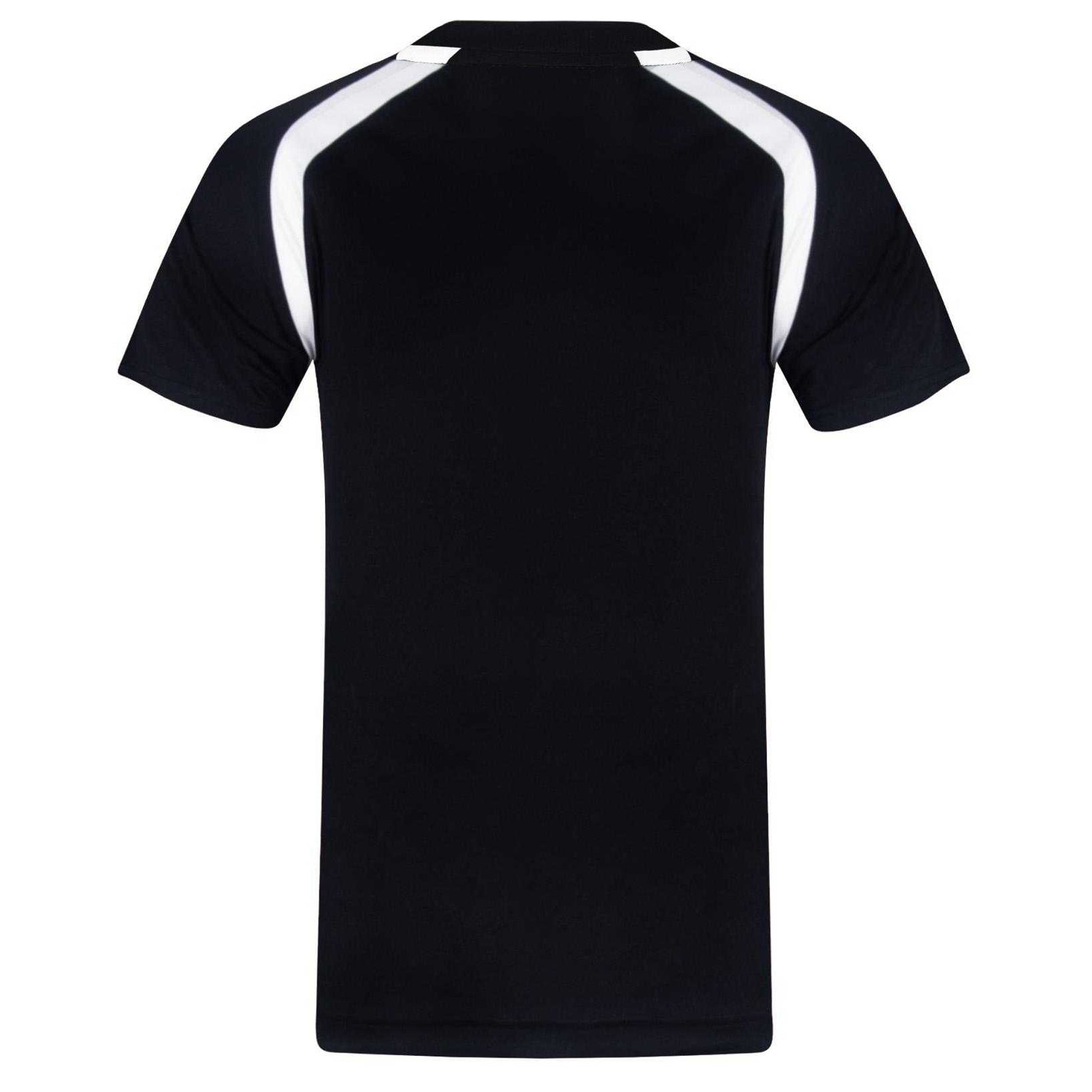 Black - Back - Fulham FC Mens Polyester T-Shirt