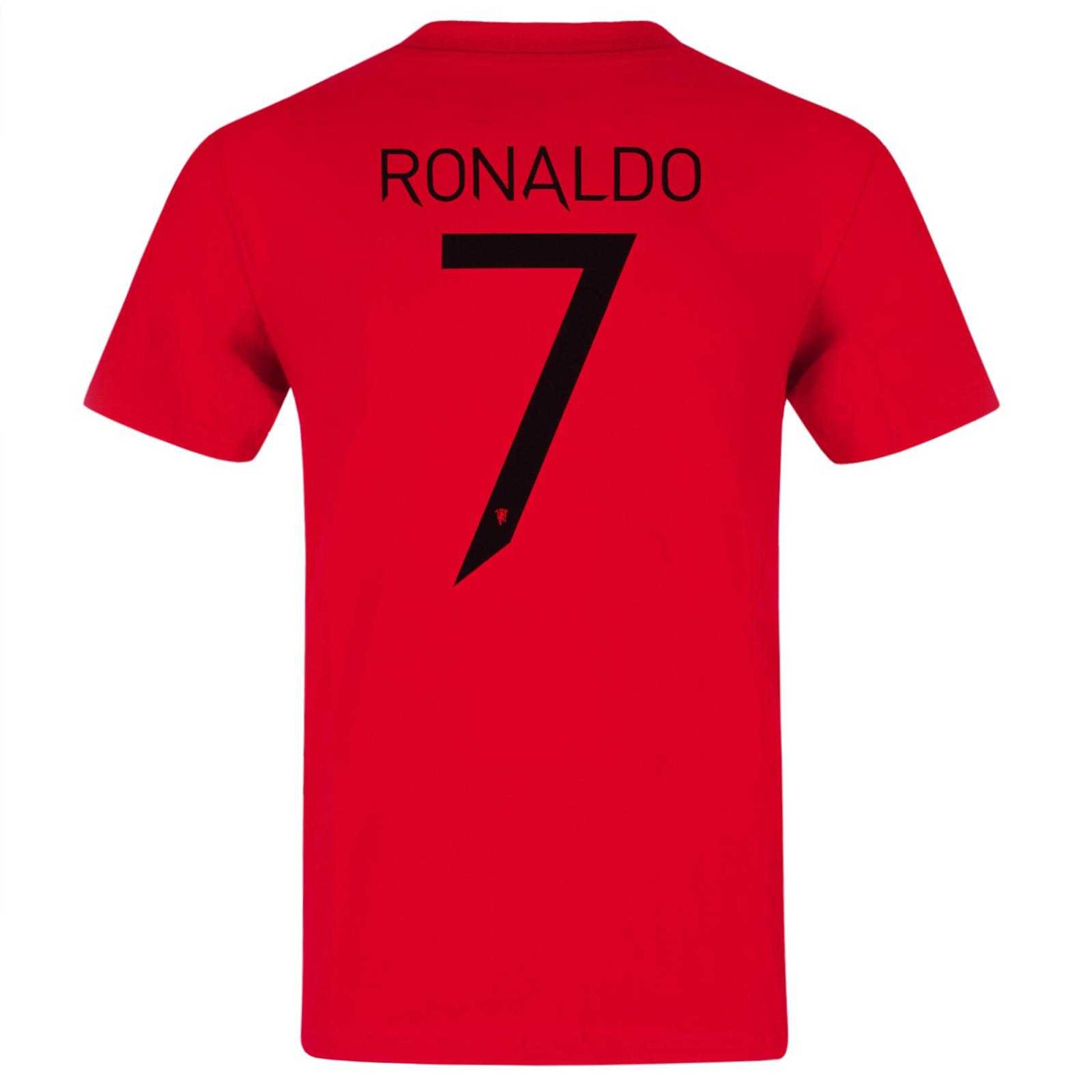 Red - Back - Manchester United FC Mens Graphic T-Shirt