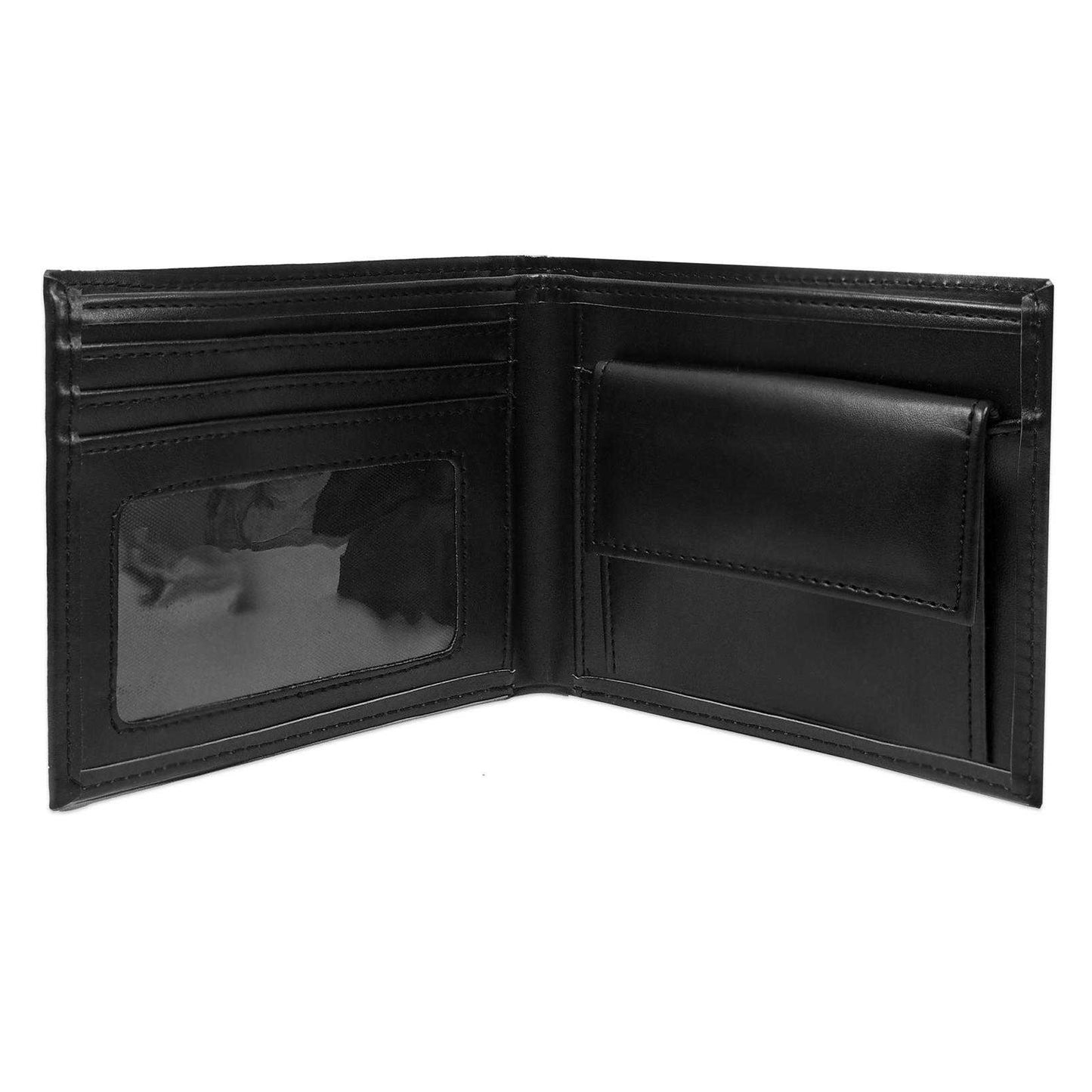 Black - Back - Celtic FC Crest Embossed Wallet