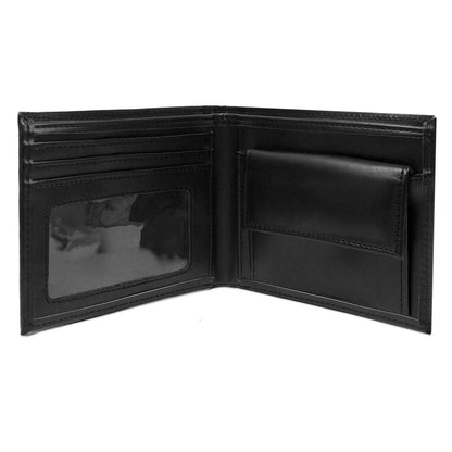 Black - Back - Celtic FC Crest Embossed Wallet